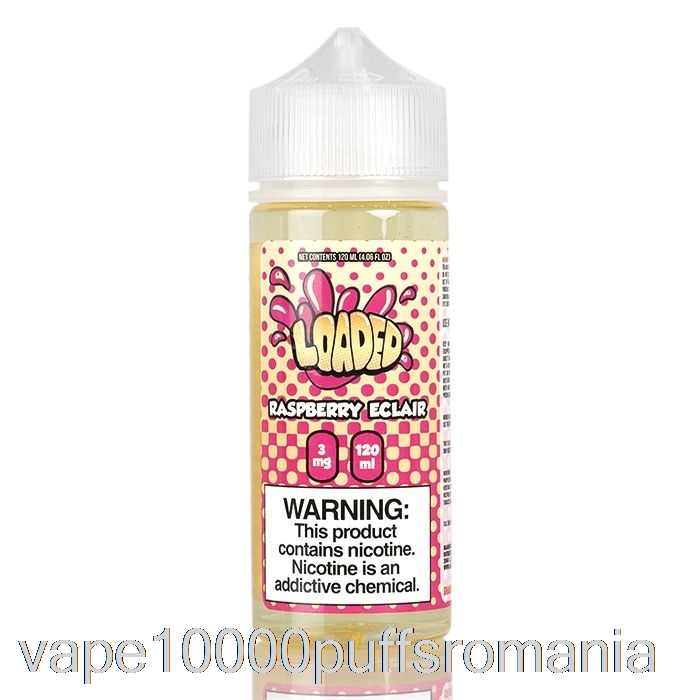 Vape Romania Zmeura Ecler - E-lichid încărcat - Vapori Nemilos - 120ml 6mg